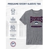 image:imageJanSport NCAA Officially Licensed Pregame Short Sleeve T Shirt for Men Soft amp Breathable Triblend Crewneck T ShirtConnecticut Huskies