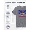 image:imageJanSport NCAA Officially Licensed Pregame Short Sleeve T Shirt for Men Soft amp Breathable Triblend Crewneck T ShirtKansas Jayhawks