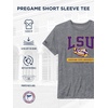 image:imageJanSport NCAA Officially Licensed Pregame Short Sleeve T Shirt for Men Soft amp Breathable Triblend Crewneck T ShirtLSU Tigers
