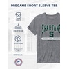 image:imageJanSport NCAA Officially Licensed Pregame Short Sleeve T Shirt for Men Soft amp Breathable Triblend Crewneck T ShirtMichigan State Spartans
