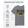 image:imageJanSport NCAA Officially Licensed Pregame Short Sleeve T Shirt for Men Soft amp Breathable Triblend Crewneck T ShirtMichigan Wolverines