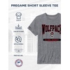 image:imageJanSport NCAA Officially Licensed Pregame Short Sleeve T Shirt for Men Soft amp Breathable Triblend Crewneck T ShirtNorth Carolina State Wolfpack