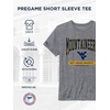 image:imageJanSport NCAA Officially Licensed Pregame Short Sleeve T Shirt for Men Soft amp Breathable Triblend Crewneck T ShirtWest Virginia Mountaineers