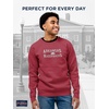 image:imageJanSport NCAA Officially Licensed Rival Crew Sweatshirt Long Sleeve Graphic Pullover for Men Women CottonPolyester BlendArkansas Razorbacks