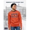 image:imageJanSport NCAA Officially Licensed Rival Crew Sweatshirt Long Sleeve Graphic Pullover for Men Women CottonPolyester BlendAuburn Tigers