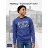 image:imageJanSport NCAA Officially Licensed Rival Crew Sweatshirt Long Sleeve Graphic Pullover for Men Women CottonPolyester BlendBYU Cougars