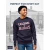 image:imageJanSport NCAA Officially Licensed Rival Crew Sweatshirt Long Sleeve Graphic Pullover for Men Women CottonPolyester BlendConnecticut Huskies