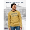 image:imageJanSport NCAA Officially Licensed Rival Crew Sweatshirt Long Sleeve Graphic Pullover for Men Women CottonPolyester BlendGeorgia Tech Yellow Jackets