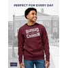image:imageJanSport NCAA Officially Licensed Rival Crew Sweatshirt Long Sleeve Graphic Pullover for Men Women CottonPolyester BlendHarvard Crimson