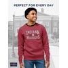 image:imageJanSport NCAA Officially Licensed Rival Crew Sweatshirt Long Sleeve Graphic Pullover for Men Women CottonPolyester BlendIndiana Hoosiers