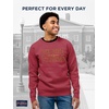 image:imageJanSport NCAA Officially Licensed Rival Crew Sweatshirt Long Sleeve Graphic Pullover for Men Women CottonPolyester BlendIowa State Cyclones