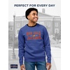 image:imageJanSport NCAA Officially Licensed Rival Crew Sweatshirt Long Sleeve Graphic Pullover for Men Women CottonPolyester BlendKansas Jayhawks