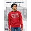 image:imageJanSport NCAA Officially Licensed Rival Crew Sweatshirt Long Sleeve Graphic Pullover for Men Women CottonPolyester BlendNebraska Cornhuskers