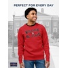 image:imageJanSport NCAA Officially Licensed Rival Crew Sweatshirt Long Sleeve Graphic Pullover for Men Women CottonPolyester BlendNorth Carolina State Wolfpack