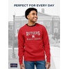 image:imageJanSport NCAA Officially Licensed Rival Crew Sweatshirt Long Sleeve Graphic Pullover for Men Women CottonPolyester BlendRutgers Scarlet Knights