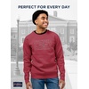 image:imageJanSport NCAA Officially Licensed Rival Crew Sweatshirt Long Sleeve Graphic Pullover for Men Women CottonPolyester BlendStanford Cardinal