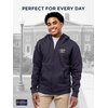 image:imageJanSport NCAA Officially Licensed Rival Full Zip Hoodie Long Sleeve Unisex Sweatshirt DoubleLayered Fleece HoodAuburn Tigers