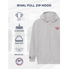 image:imageJanSport NCAA Officially Licensed Rival Full Zip Hoodie Long Sleeve Unisex Sweatshirt DoubleLayered Fleece HoodNebraska Cornhuskers