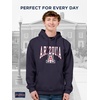 image:imageJanSport NCAA Officially Licensed Rival Hoodie Long Sleeve Unisex Sweatshirt CottonPolyester Blend DoubleLayered HoodArizona Wildcats