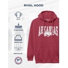 image:imageJanSport NCAA Officially Licensed Rival Hoodie Long Sleeve Unisex Sweatshirt CottonPolyester Blend DoubleLayered HoodArkansas Razorbacks