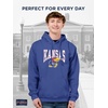 image:imageJanSport NCAA Officially Licensed Rival Hoodie Long Sleeve Unisex Sweatshirt CottonPolyester Blend DoubleLayered HoodKansas Jayhawks