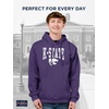 image:imageJanSport NCAA Officially Licensed Rival Hoodie Long Sleeve Unisex Sweatshirt CottonPolyester Blend DoubleLayered HoodKansas State Wildcats
