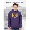image:imageJanSport NCAA Officially Licensed Rival Hoodie Long Sleeve Unisex Sweatshirt CottonPolyester Blend DoubleLayered HoodLsu Tigers