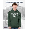 image:imageJanSport NCAA Officially Licensed Rival Hoodie Long Sleeve Unisex Sweatshirt CottonPolyester Blend DoubleLayered HoodMichigan State Spartans