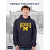 image:imageJanSport NCAA Officially Licensed Rival Hoodie Long Sleeve Unisex Sweatshirt CottonPolyester Blend DoubleLayered HoodMichigan Wolverines