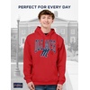 image:imageJanSport NCAA Officially Licensed Rival Hoodie Long Sleeve Unisex Sweatshirt CottonPolyester Blend DoubleLayered HoodMississippi Old Miss Rebels