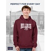 image:imageJanSport NCAA Officially Licensed Rival Hoodie Long Sleeve Unisex Sweatshirt CottonPolyester Blend DoubleLayered HoodMississippi State Bulldogs