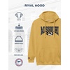 image:imageJanSport NCAA Officially Licensed Rival Hoodie Long Sleeve Unisex Sweatshirt CottonPolyester Blend DoubleLayered HoodMissouri Tigers