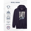 image:imageJanSport NCAA Officially Licensed Rival Hoodie Long Sleeve Unisex Sweatshirt CottonPolyester Blend DoubleLayered HoodNavy Midshipmen