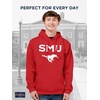 image:imageJanSport NCAA Officially Licensed Rival Hoodie Long Sleeve Unisex Sweatshirt CottonPolyester Blend DoubleLayered HoodSmu Mustangs