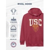 image:imageJanSport NCAA Officially Licensed Rival Hoodie Long Sleeve Unisex Sweatshirt CottonPolyester Blend DoubleLayered HoodUsc Trojans
