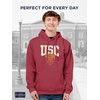 image:imageJanSport NCAA Officially Licensed Rival Hoodie Long Sleeve Unisex Sweatshirt CottonPolyester Blend DoubleLayered HoodUsc Trojans
