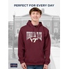 image:imageJanSport NCAA Officially Licensed Rival Hoodie Long Sleeve Unisex Sweatshirt CottonPolyester Blend DoubleLayered HoodVirginia Tech Hokies