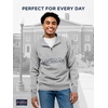 image:imageJanSport NCAA Officially Licensed Rival Quarter Zip Sweatshirt Long Sleeve Unisex CottonPolyester Blend StandUp CollarMichigan Wolverines