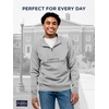 image:imageJanSport NCAA Officially Licensed Rival Quarter Zip Sweatshirt Long Sleeve Unisex CottonPolyester Blend StandUp CollarPurdue Boilermakers
