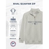 image:imageJanSport NCAA Officially Licensed Rival Quarter Zip Sweatshirt Long Sleeve Unisex CottonPolyester Blend StandUp CollarWest Virginia Mountaineers