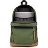 image:imageJanSport Right Pack Backpack  Durable Daypack with Padded 15 Laptop Sleeve Spacious Main Compartment amp Integrated Water Bottle Pocket  Moon FlowerCargo Green
