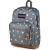 image:imageJanSport Right Pack Backpack  Durable Daypack with Padded 15 Laptop Sleeve Spacious Main Compartment amp Integrated Water Bottle Pocket  Moon FlowerShell Yes Grey