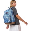 image:imageJanSport Right Pack Backpack  Durable Daypack with Padded 15 Laptop Sleeve Spacious Main Compartment amp Integrated Water Bottle Pocket  Moon FlowerYeehaw and Horses Elemental BlueCream