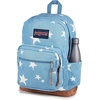 image:imageJanSport Right Pack Expressions Backpack  Main Compartment 15inch Padded Laptop Compartment Side Water Bottle Pocket Utility Pocket with Zippered Rain Flap Denim Wash BlackDischarge Denim Star