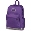 image:imageJanSport Right Pack Expressions Backpack  Main Compartment 15inch Padded Laptop Compartment Side Water Bottle Pocket Utility Pocket with Zippered Rain Flap Denim Wash BlackBog Glam Suede Grape JellyPurplePink