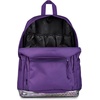 image:imageJanSport Right Pack Expressions Backpack  Main Compartment 15inch Padded Laptop Compartment Side Water Bottle Pocket Utility Pocket with Zippered Rain Flap Denim Wash BlackBog Glam Suede Grape JellyPurplePink