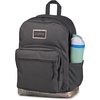 image:imageJanSport Right Pack Expressions Backpack  Main Compartment 15inch Padded Laptop Compartment Side Water Bottle Pocket Utility Pocket with Zippered Rain Flap Denim Wash BlackBog Glam Suede Smokey GritBrown