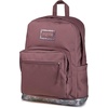 image:imageJanSport Right Pack Expressions Backpack  Main Compartment 15inch Padded Laptop Compartment Side Water Bottle Pocket Utility Pocket with Zippered Rain Flap Denim Wash BlackBog Glam Suede Mahogany HazeBrnPink