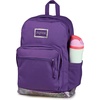 image:imageJanSport Right Pack Expressions Backpack  Main Compartment 15inch Padded Laptop Compartment Side Water Bottle Pocket Utility Pocket with Zippered Rain Flap Denim Wash BlackBog Glam Suede Grape JellyPurplePink