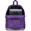 image:imageJanSport Right Pack Expressions Backpack  Main Compartment 15inch Padded Laptop Compartment Side Water Bottle Pocket Utility Pocket with Zippered Rain Flap Denim Wash BlackBog Glam Suede Grape JellyPurplePink